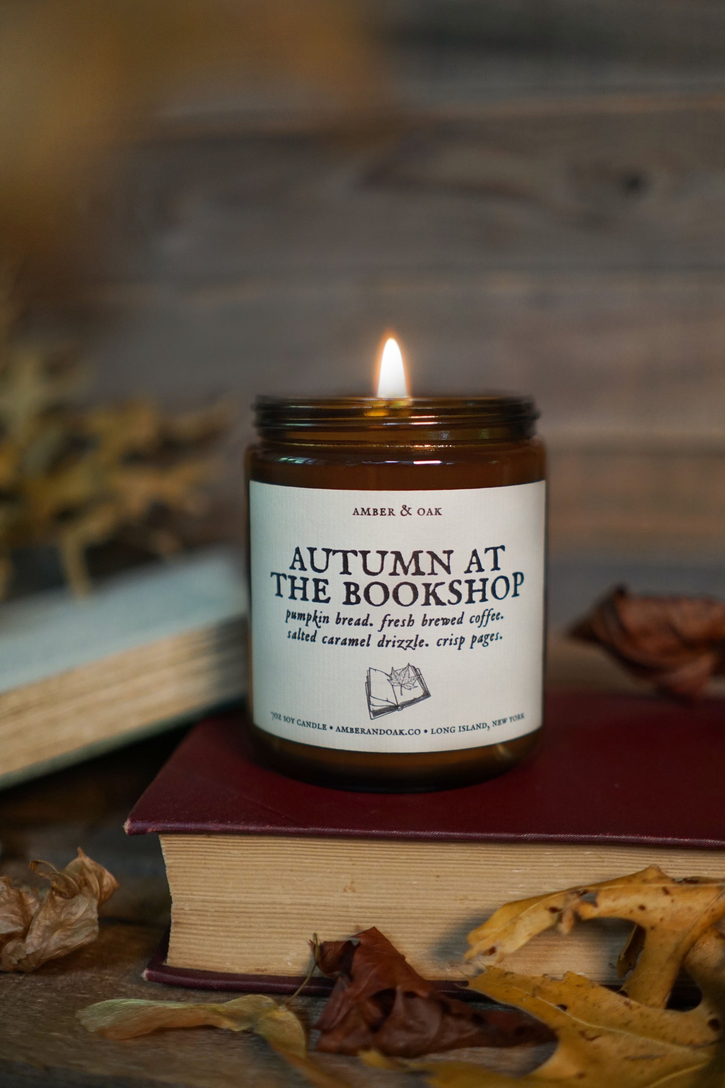 Autumn at the Bookshop 7oz Candle