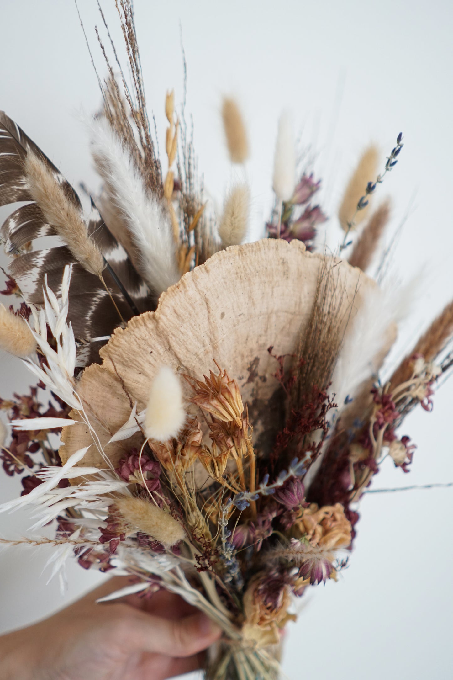 Blush Shroom Dried Flower Bouquet
