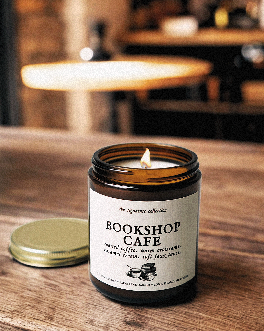 Bookshop Cafe 7oz Candle