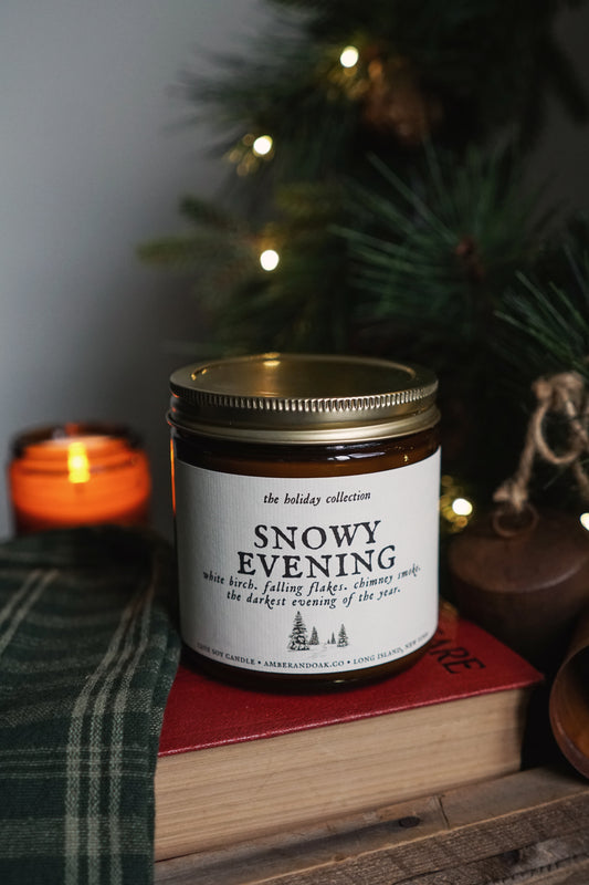 Snowy Evening 12oz Soy Candle