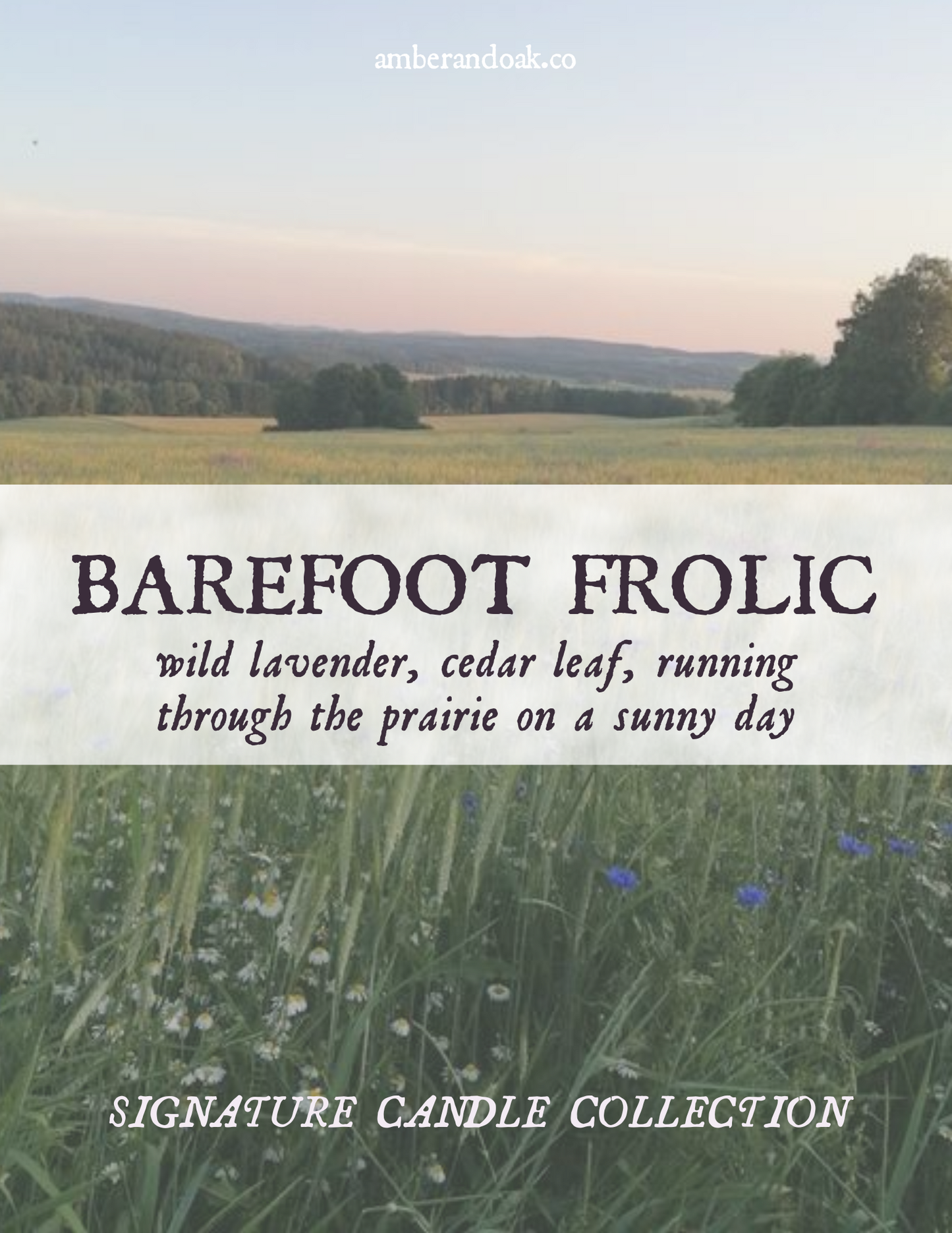 Barefoot Frolic Double Wick 12 oz Candle