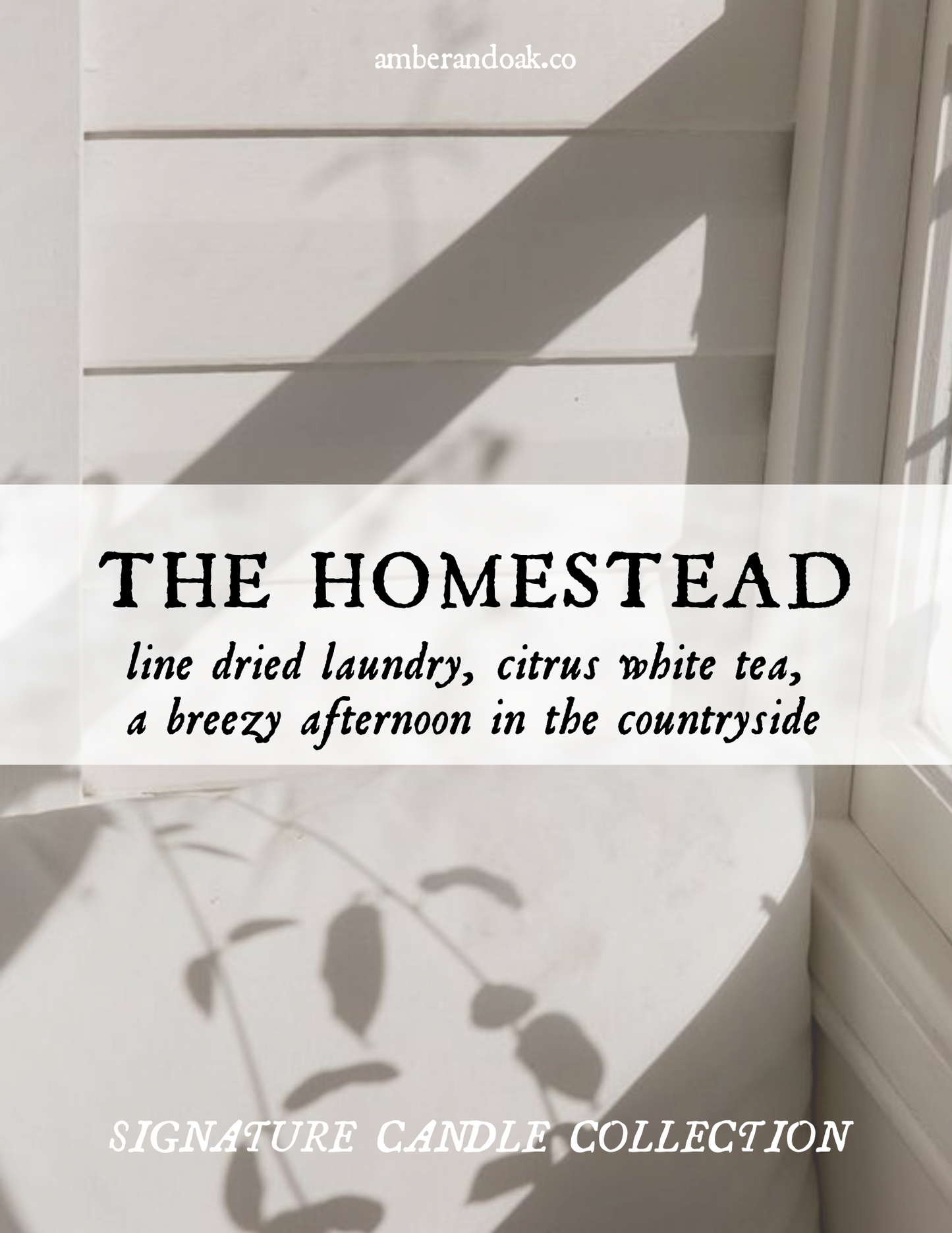 The Homestead 7oz Candle