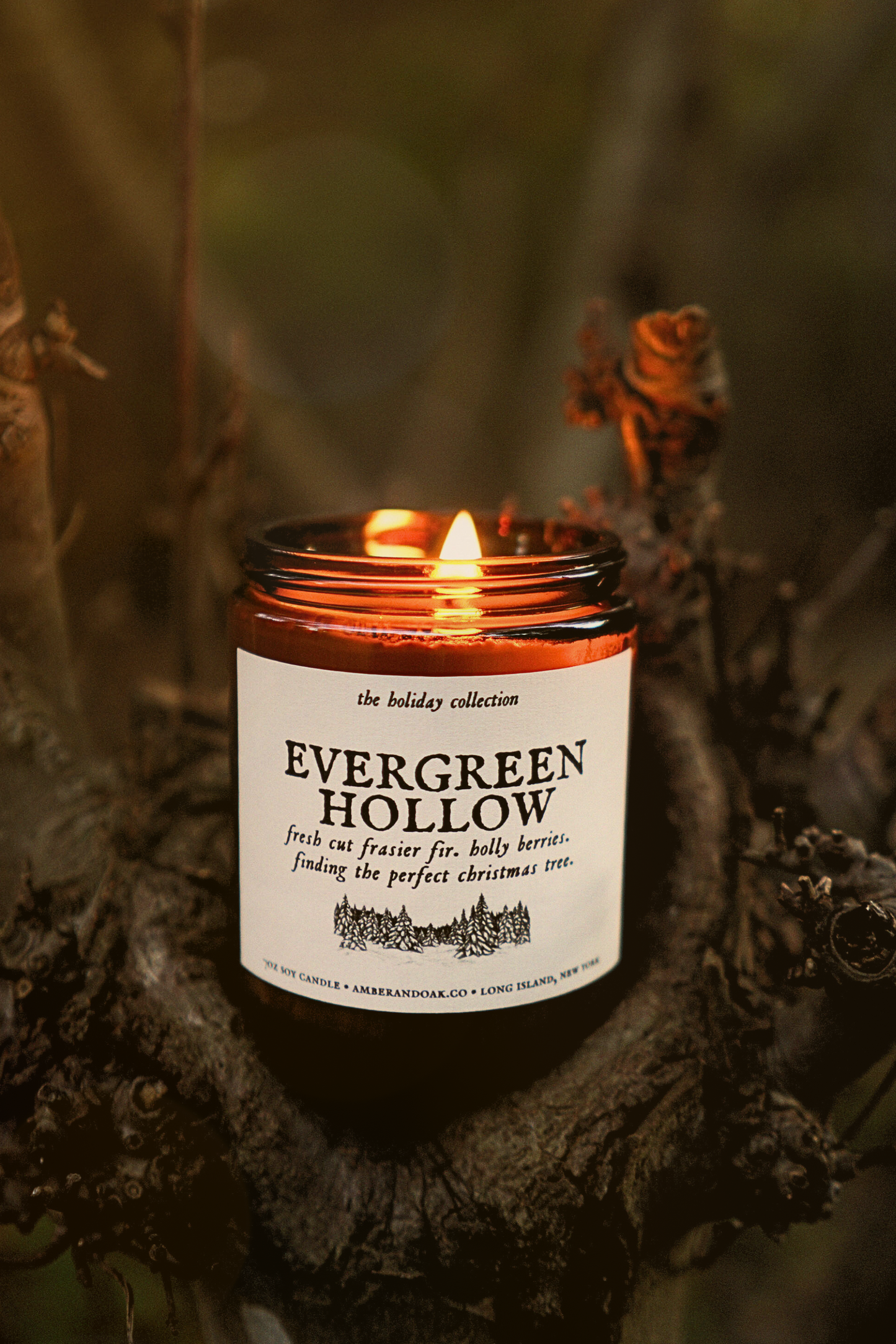 Evergreen Hollow 7oz Soy Candle