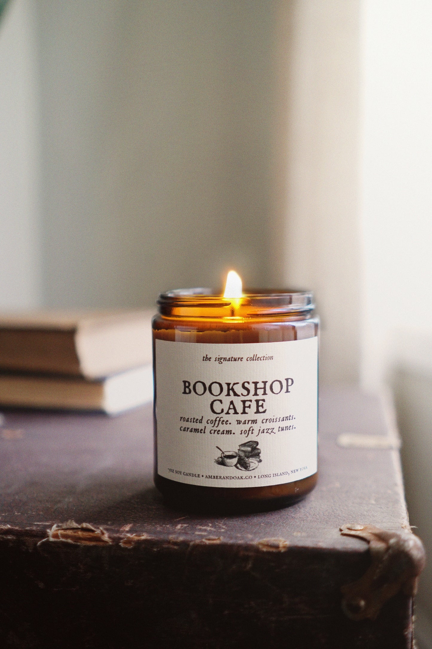 Bookshop Cafe 7oz Candle