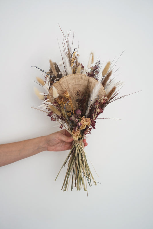 Blush Shroom Dried Flower Bouquet