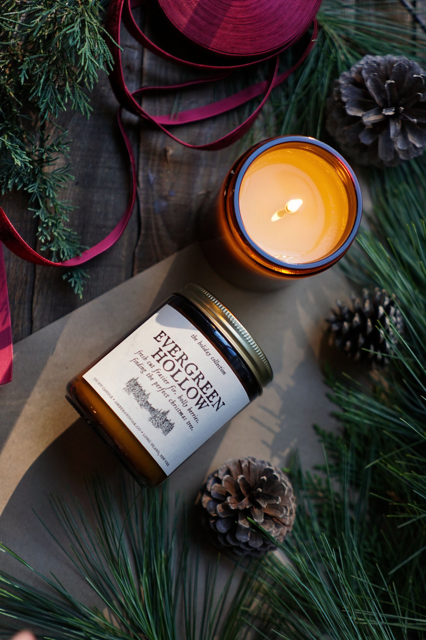 Evergreen Hollow 7oz Soy Candle