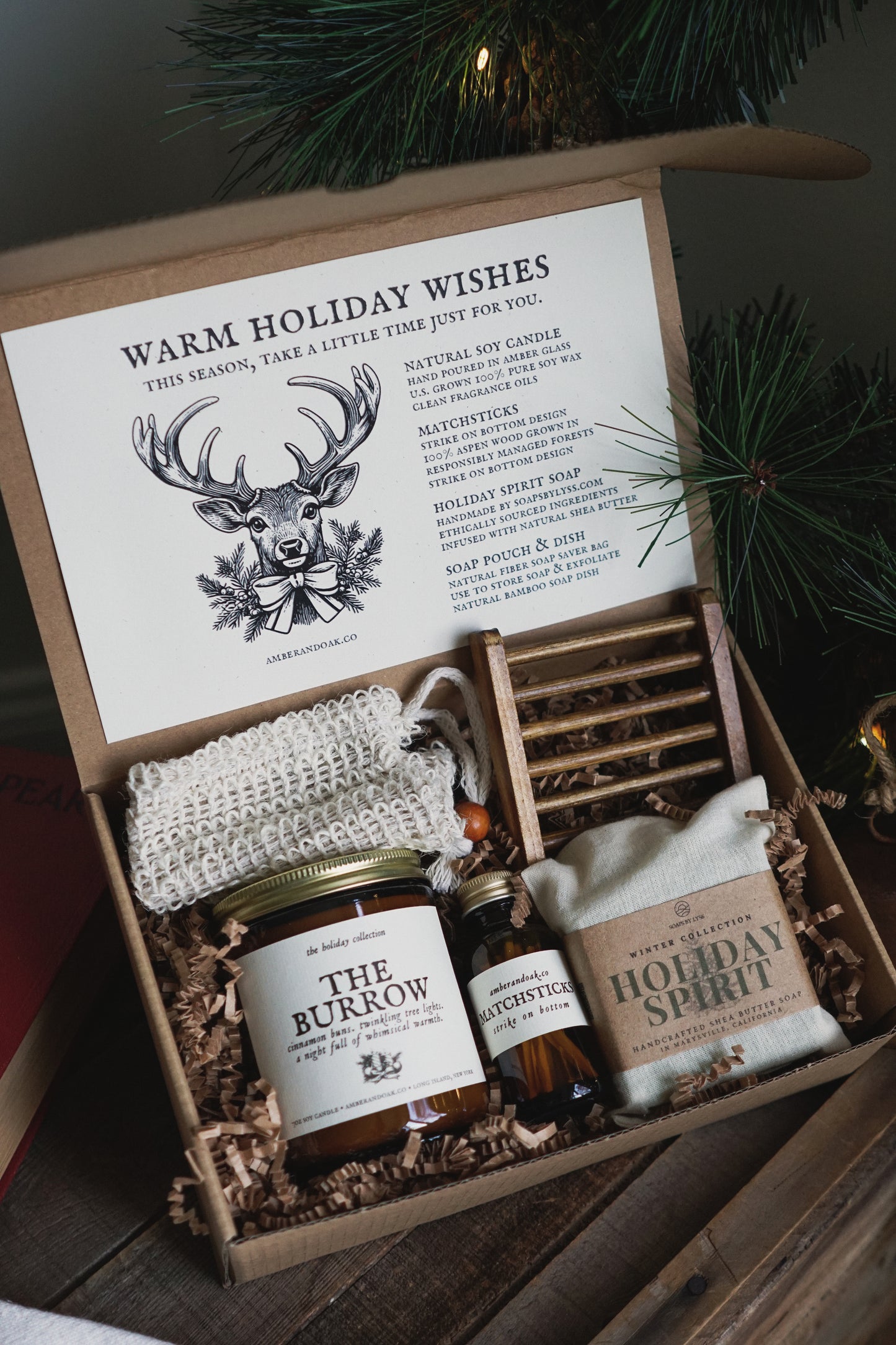 Holiday Candle Gift Box