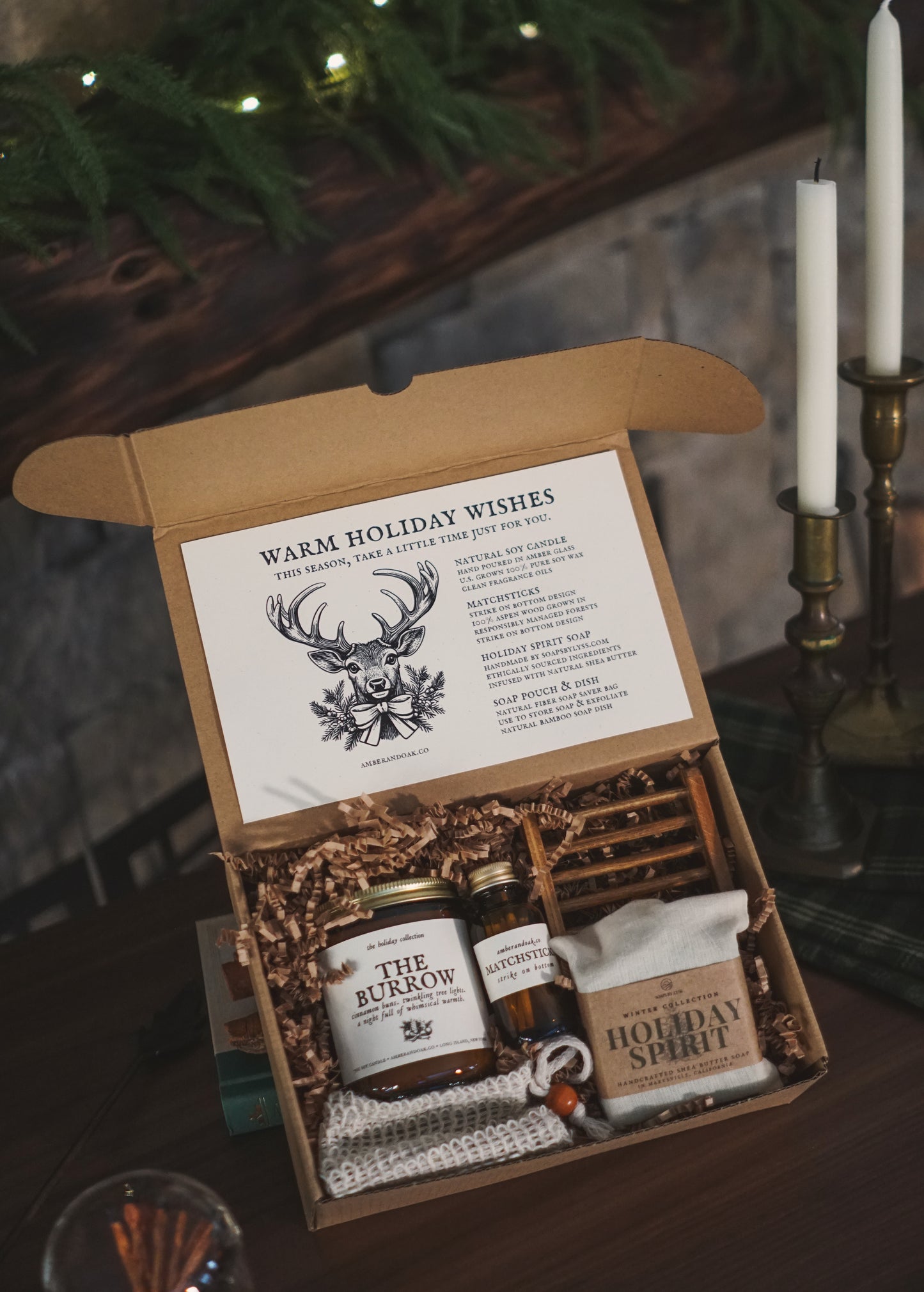 Holiday Candle Gift Box