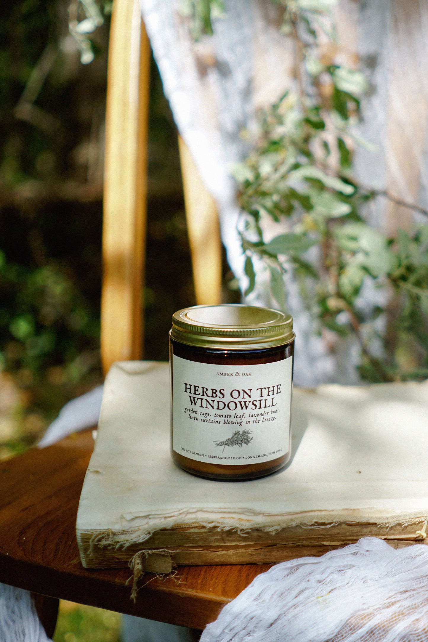 Herbs on the Windowsill 7oz Candle