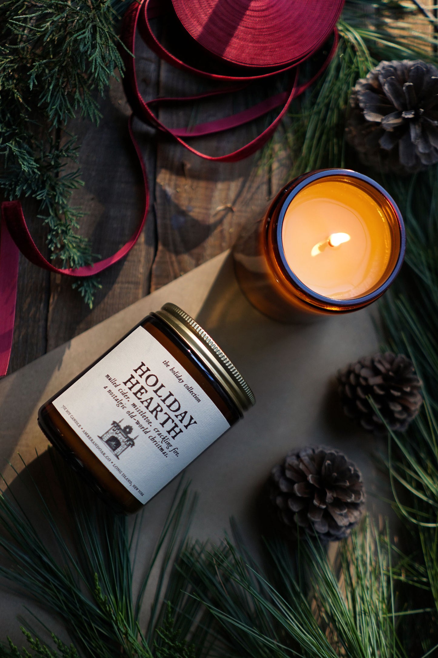 Holiday Hearth 7oz Soy Candle