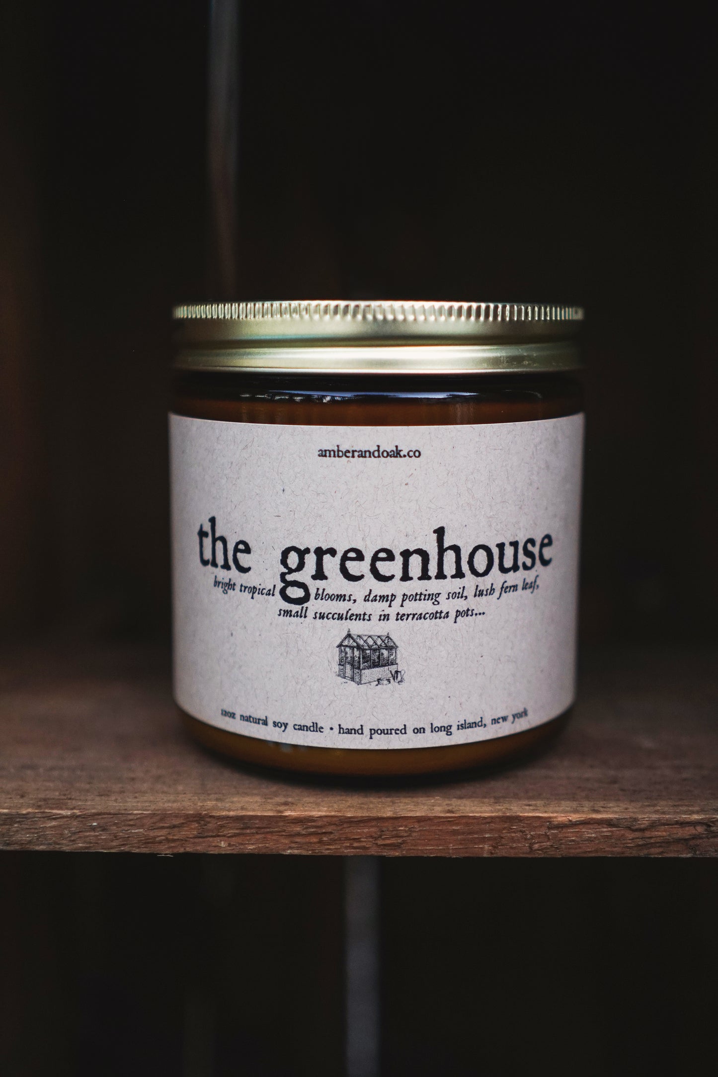 The Greenhouse Double Wick 12 oz Candle