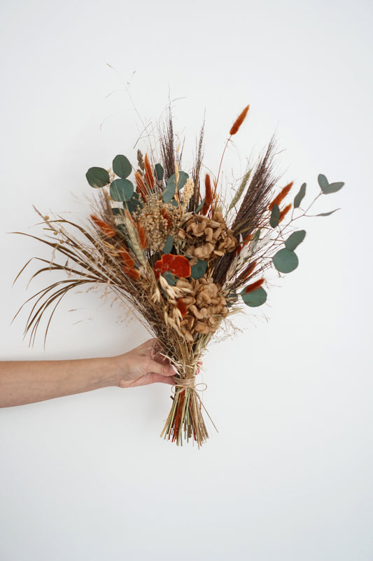 Wild Shroom Dried Flower Bouquet